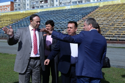 Реконструкцию курганского стадиона «Центральный» планируют закончить к декабрю