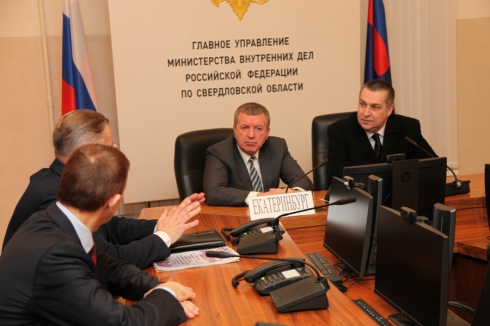 Свердловский гарнизон полиции посетили гости из Москвы