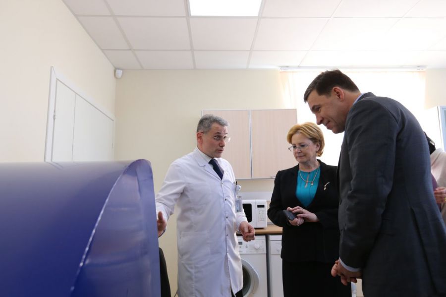 Вероника Скворцова посетила Клинику Института мозга в Березовском Вероника Скворцова посетила Клинику Института мозга в Березовском