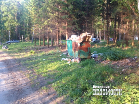 Шарташский парк превращается в свалку